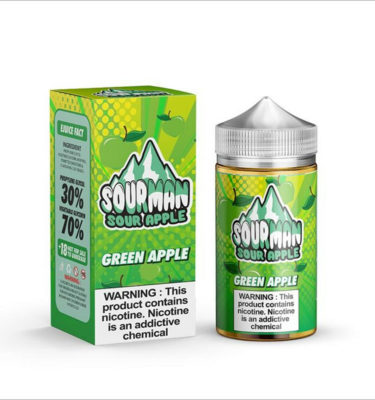 Green Apple Sour Man E-Liquid 200ml