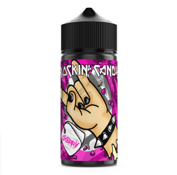 Millions Cherry By Rockin Candy 100ml. Sour Cherry and sweet little candy pieces, millions of them.
