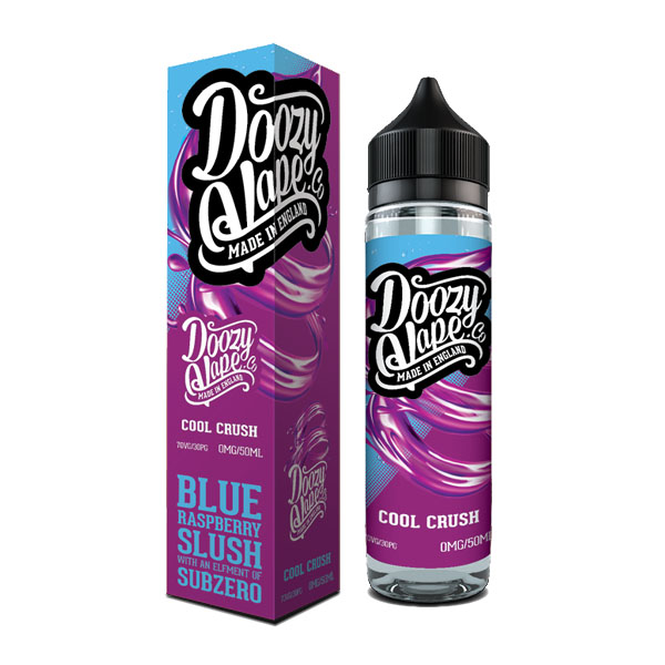 Cool Crush On the inhale, the distinct blue raspberry slush followed by a burst of subzero that combines the berries and brings this to the fore.