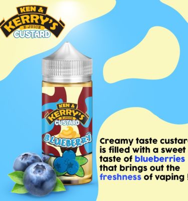Blueberry Custard By Ken and Kerry Custard 100ML
