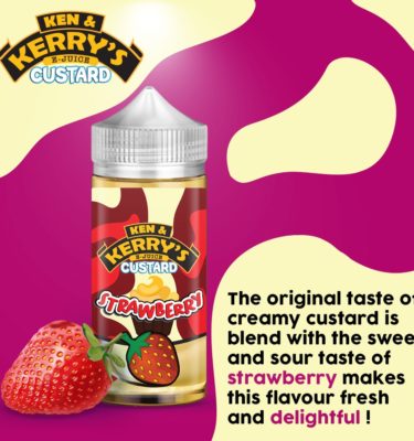 Strawberry Custard By Ken and Kerry Custard 100ML