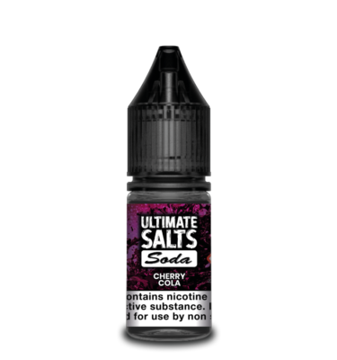 Cherry Cola by Ultimate Salts Soda (Pack Of 10)