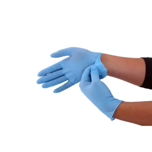 Wholesale Disposable Blue Nitrate Gloves