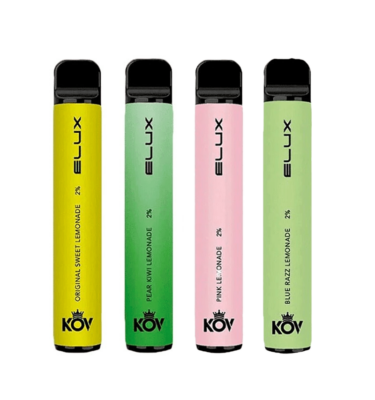 Elux Bar 600 Puff Disposable Pod Device (Pack of 10) - Lemonade Series