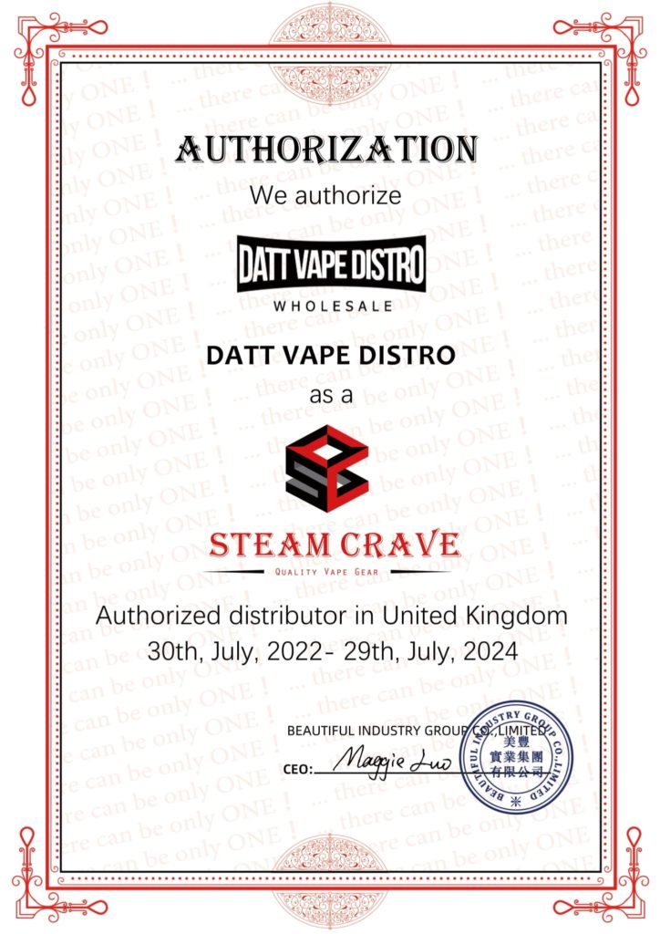 steam crave certification
