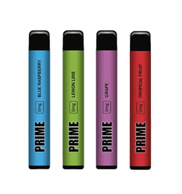 PRIME Vapes Disposable Bars 0mg Nicotine Free (Pack of 10)