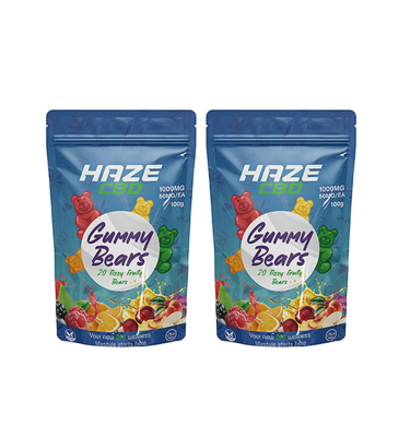 Haze CBD Gummy Bears 1000mg (50mg each)