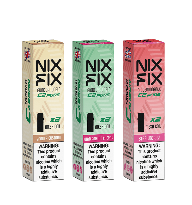 Nix Fix Carbon Prefilled Pods (Pack Of 2)